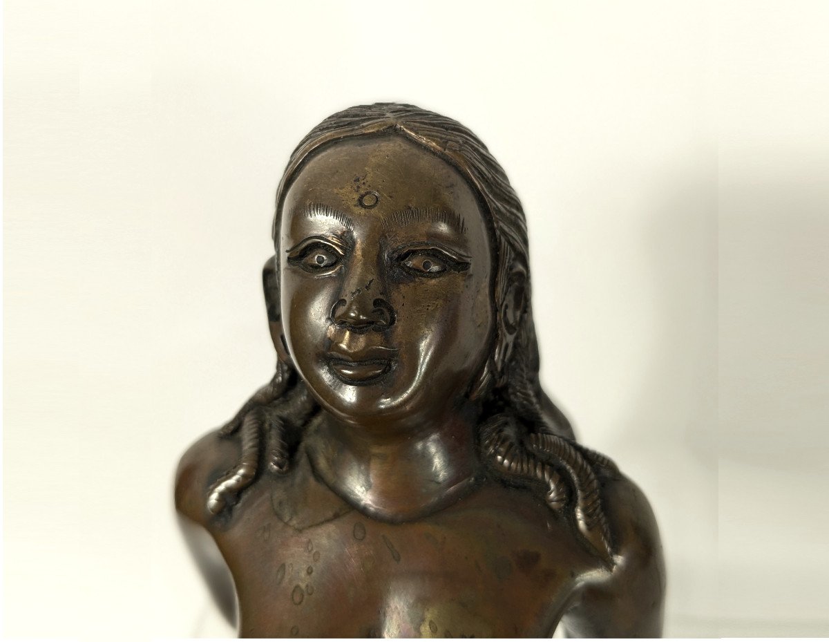 Small Nude - Erotic Bronze India 20th Century. #706 -photo-4