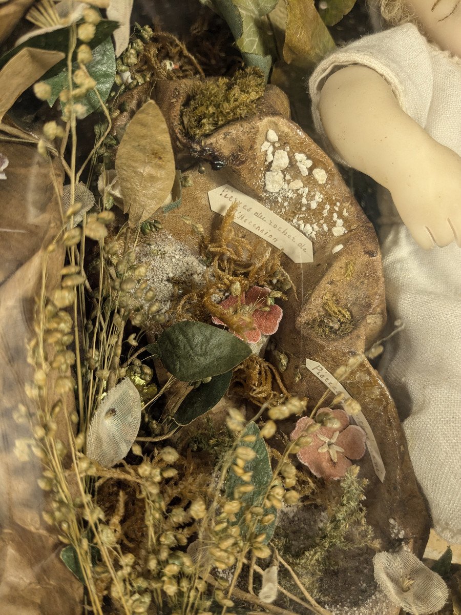 Baby Jesus In Wax - Work Of Carmelites, Late 19th Century-photo-1