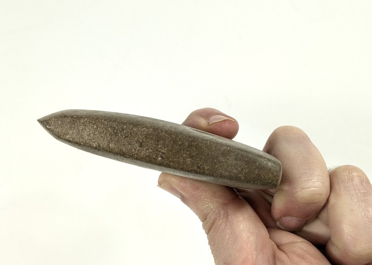 Polished Stone Axe - Mayan Culture, Post-classical Period 9th - 15th Century. N1-photo-1