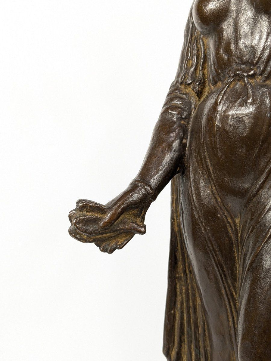 The Goddess Flora Bronze Dated 1956 #616-photo-7