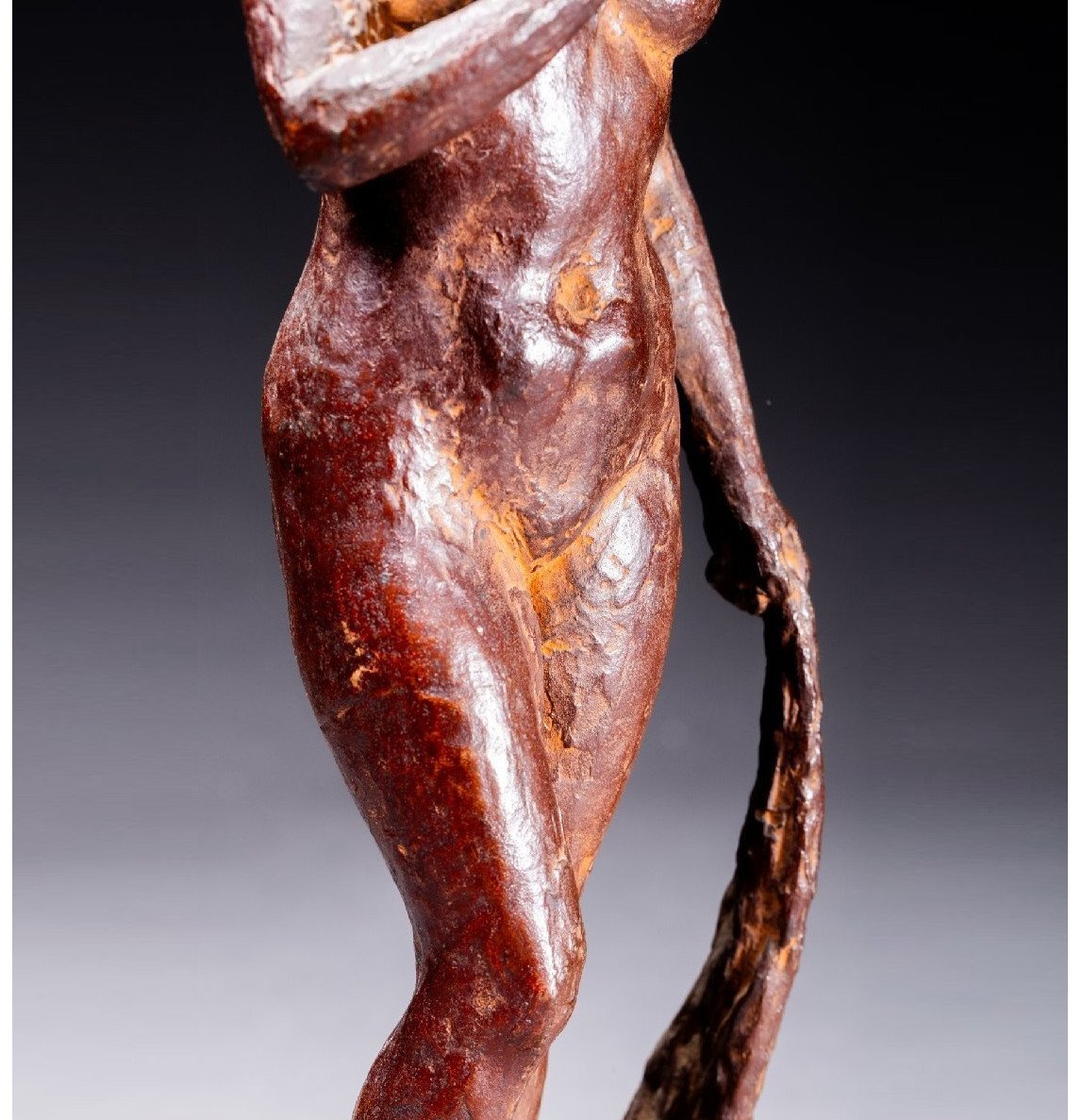 Nude 60s By Rikisaku Osuga 1906 - 2009 - Bronze #704-photo-3