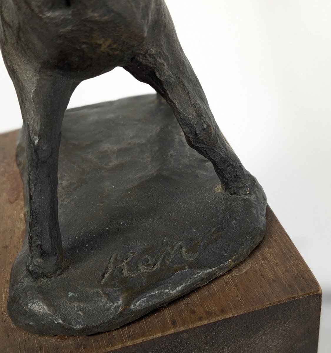 The Fawn, Bronze By Kenjiro Shirai, Circa 1950-60 #633-photo-6