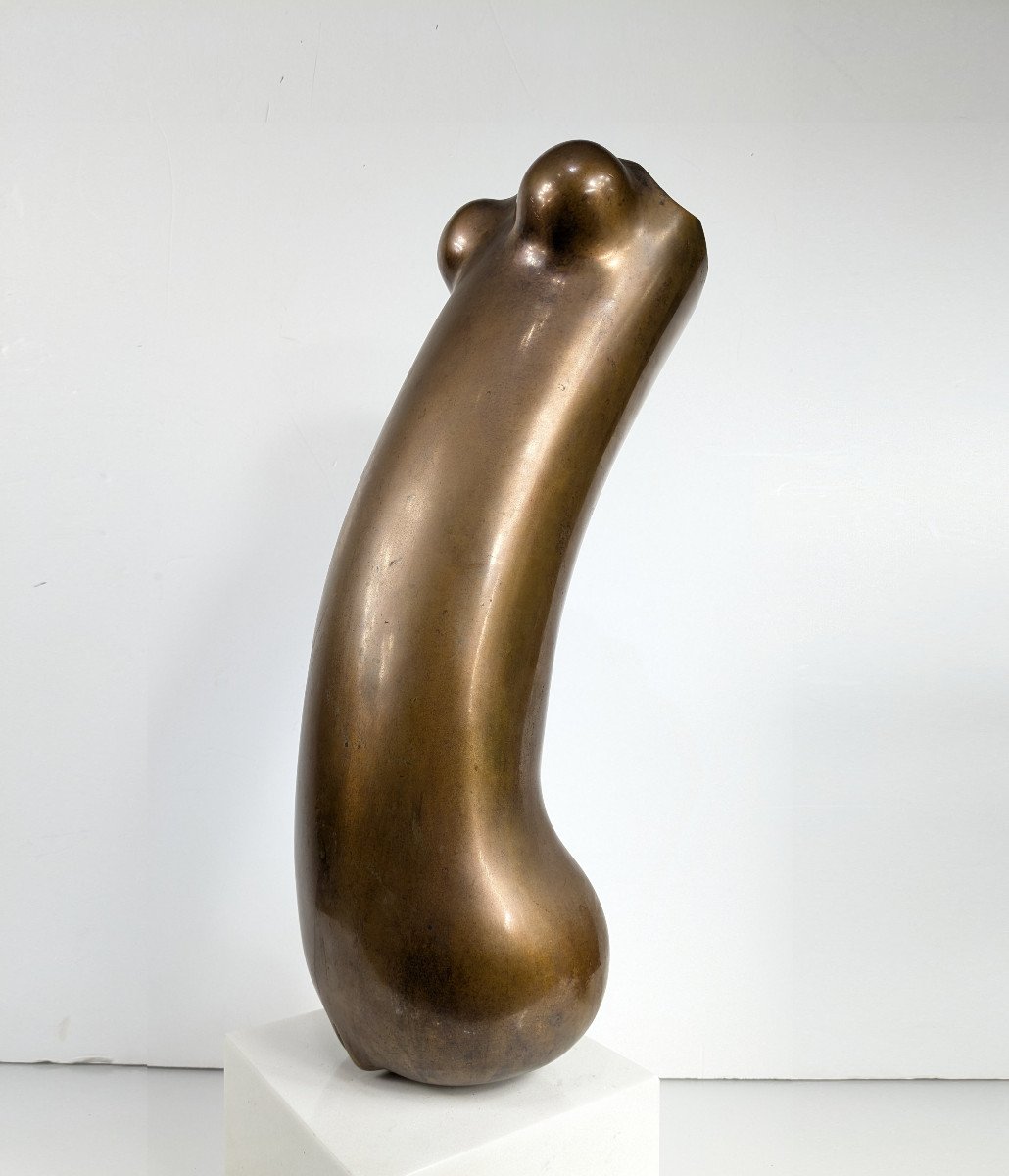 Hermaphrodite - Bronze By Sergio Castillo Mandiola (chile 1925 - 2010) #682-photo-1