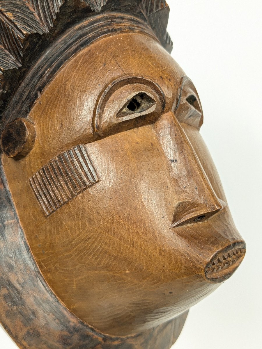 Mask Applied By Sikire Kambire 1896-1963 - Burkina Faso N°2-photo-4