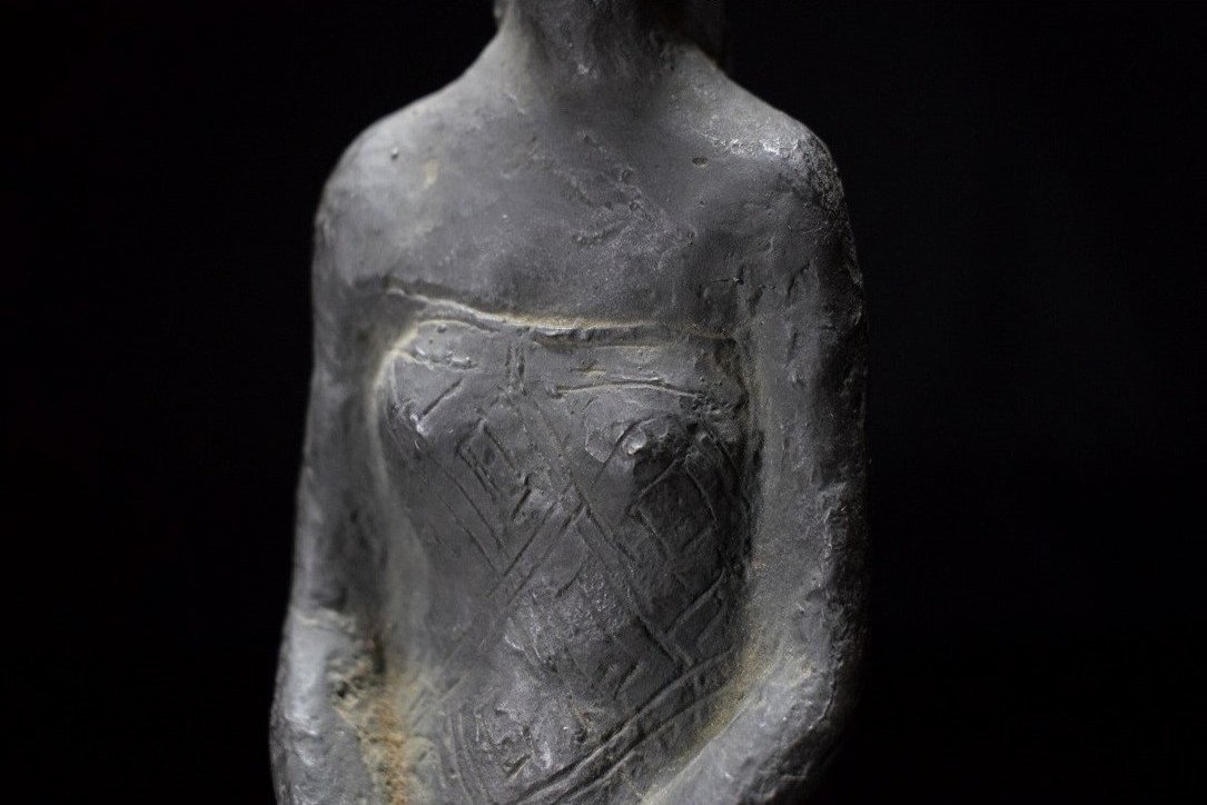 Young Woman With Flower - Bronze Circa 1950 By Yuichi Yamamoto (1899-1987)-photo-4