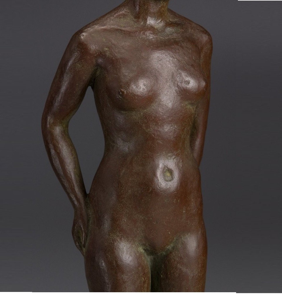 Nude - Bronze Circa 1950 - Danji Seto 1905-1990-photo-4