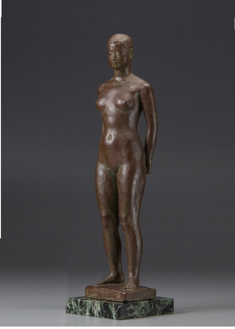 Nude - Bronze Circa 1950 - Danji Seto 1905-1990