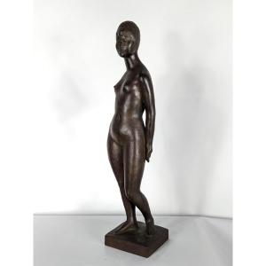 Nu -  bronze par Yoshiro Saito - circa 1960 - Japon