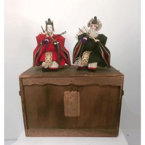 Deux poupées samourai - hina matsuri - Japon 1930-50 - n°2