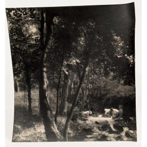 Pictorialist Photograph, The Washerwomen - Circa 1900 - N°10