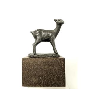 The Fawn, Bronze By Kenjiro Shirai, Circa 1950-60 #633