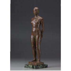 Nude - Bronze Circa 1950 - Danji Seto 1905-1990