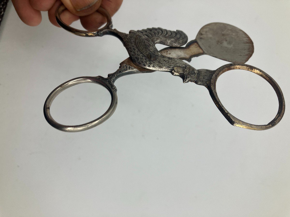 Egg-cutting Scissors In Forged Iron-photo-2