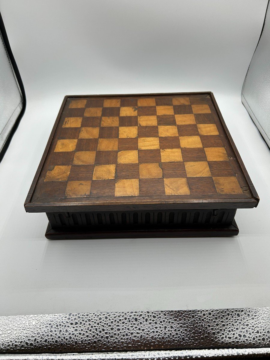 Chessboard In Wood-photo-1