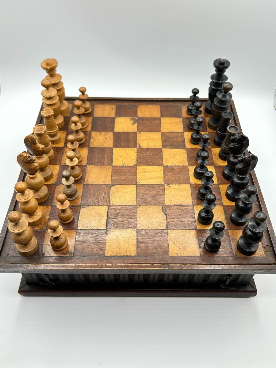 Chessboard In Wood-photo-4