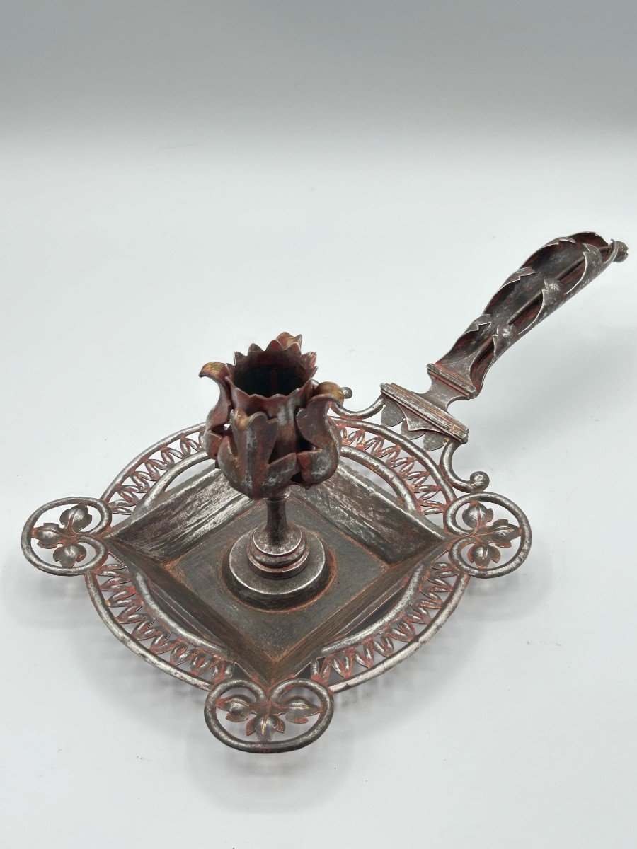 Iron Candle Holder