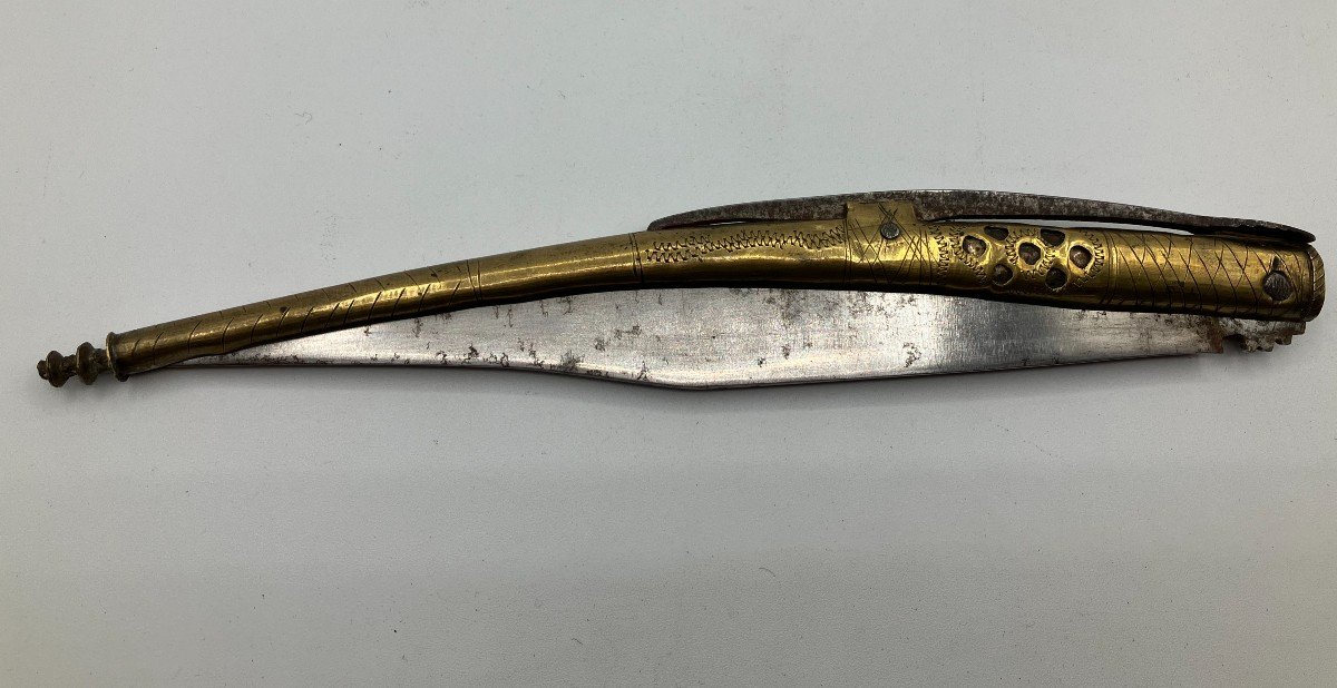 Brass Wrought Iron Knife-photo-2