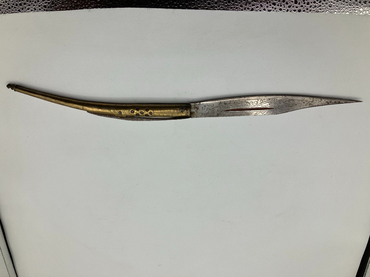 Brass Wrought Iron Knife-photo-1