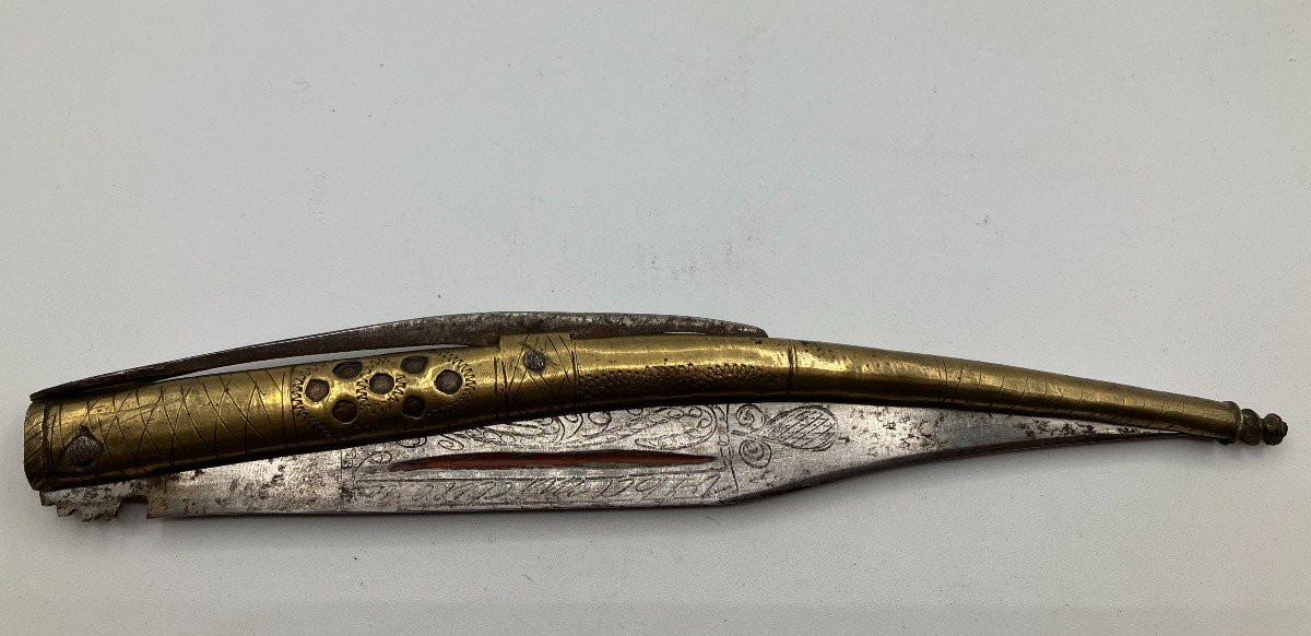 Brass Wrought Iron Knife