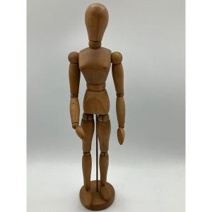 Wooden Marionette Mannequin Sculpture