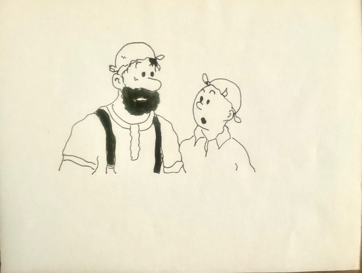 Tintin And Captain Haddock