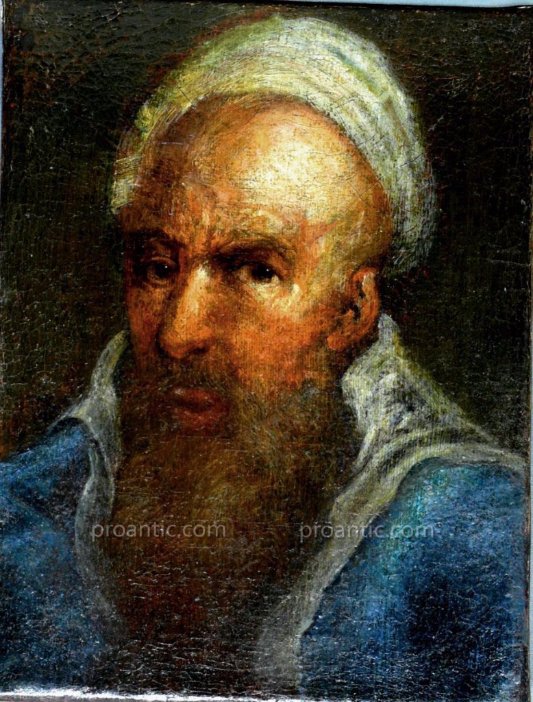 Tableau  A l' Huile Sur Toile  'portrait d'Homme' XVII° Siecle-photo-2