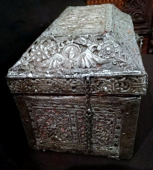 Very Rare Old Silver Box From The Greek Orthodox Tradition-photo-2