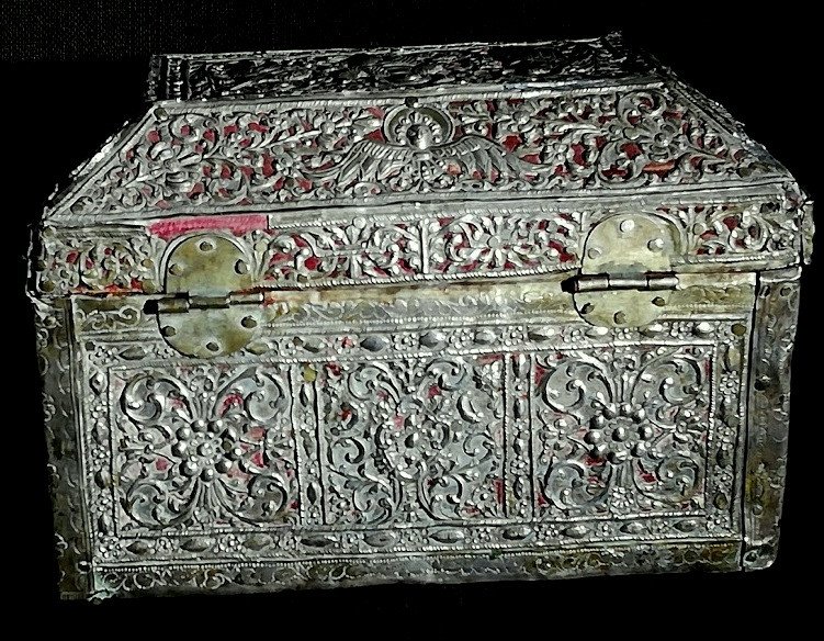 Very Rare Old Silver Box From The Greek Orthodox Tradition-photo-4