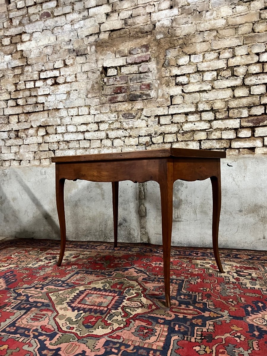 Table à Jeux Tric Trac En Bois Naturel D’époque Louis XV XVIII Eme Siècle -photo-1