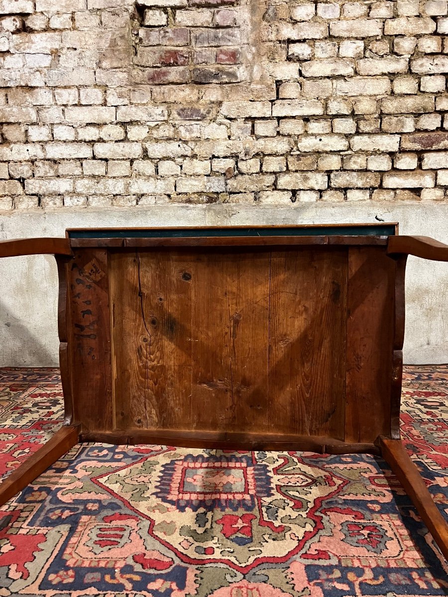 Table à Jeux Tric Trac En Bois Naturel D’époque Louis XV XVIII Eme Siècle -photo-5