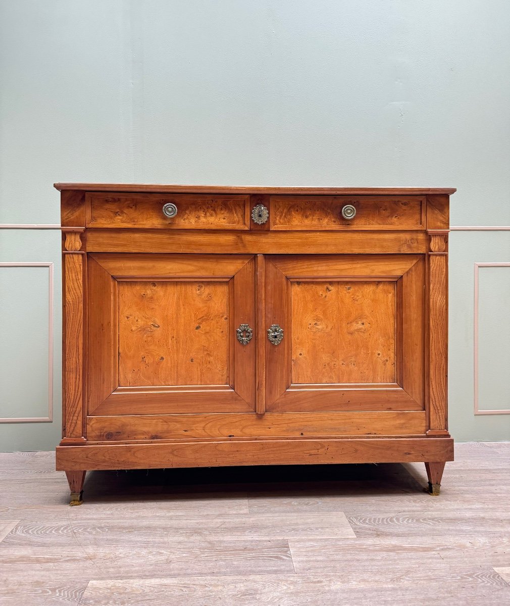 Buffet In Cherry And Burl Directoire Style 19th Century 