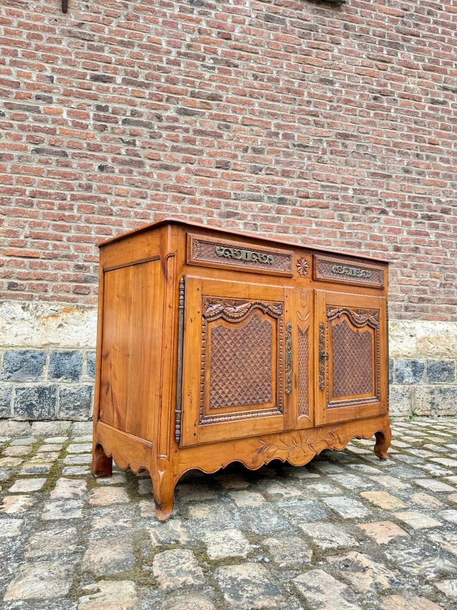 Buffet Provençal En Noyer D’époque Louis XV XVIII Eme Siècle -photo-2