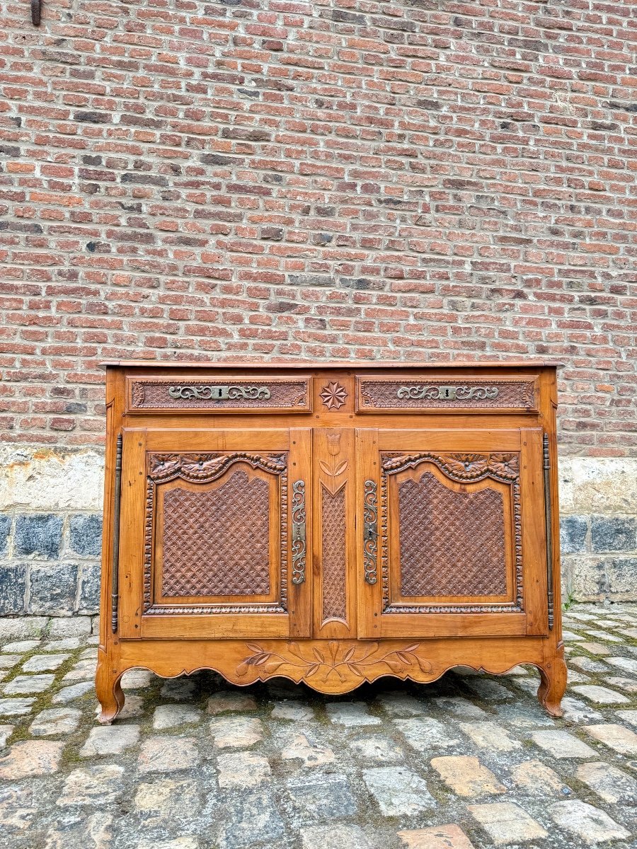 Provençal Buffet In Walnut Louis XV XVIII Eme Century -photo-3