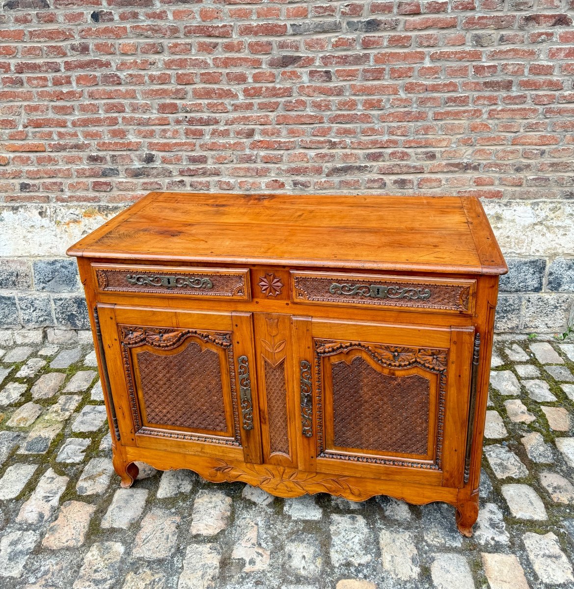 Provençal Buffet In Walnut Louis XV XVIII Eme Century -photo-5