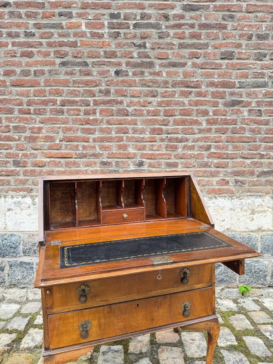 Chippendale Style Walnut Sloping Desk -photo-3