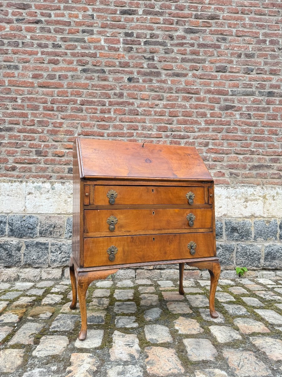 Chippendale Style Walnut Sloping Desk 