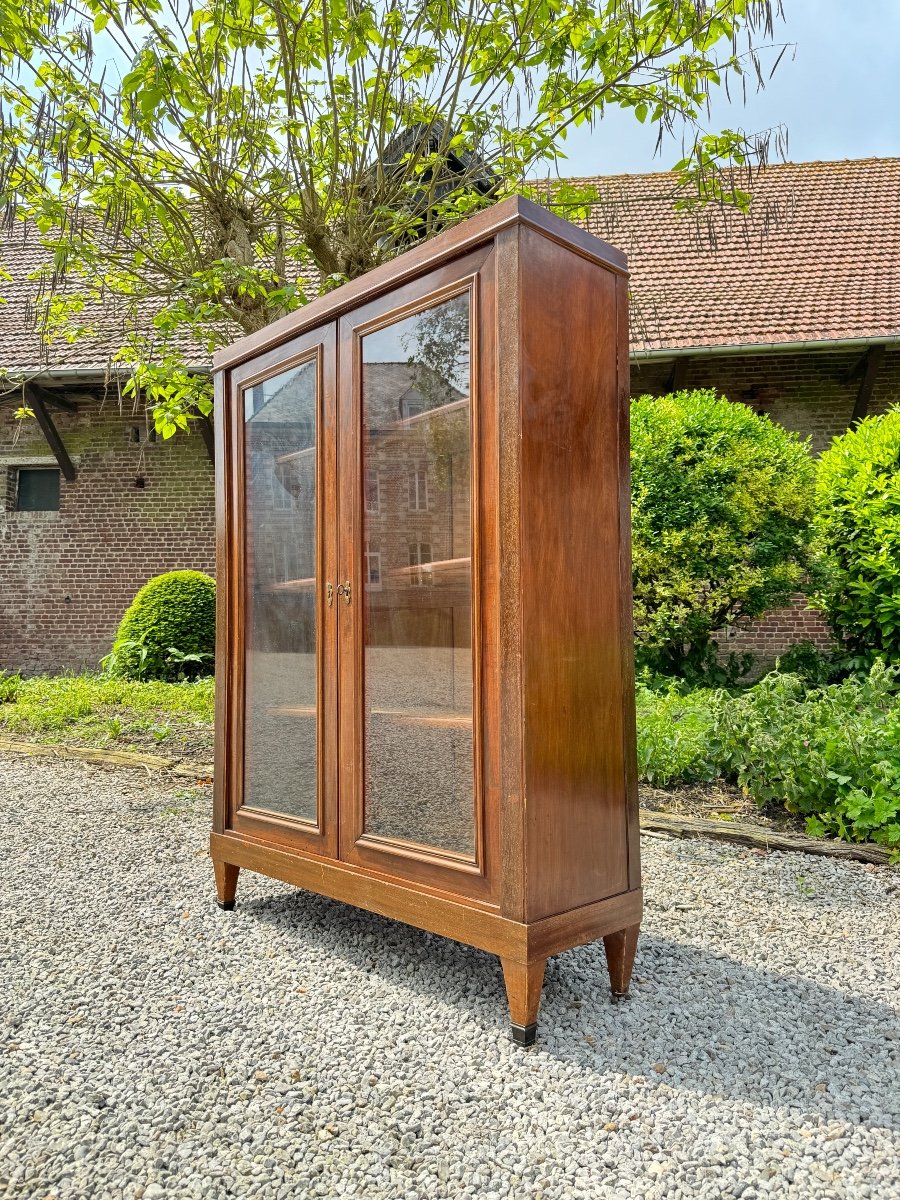 Mahogany Showcase In Directoire Style 19th Century -photo-3