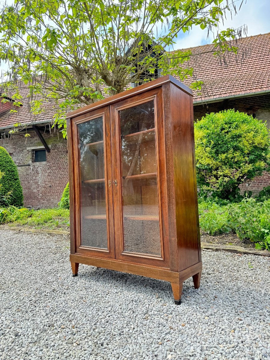 Mahogany Showcase In Directoire Style 19th Century -photo-2