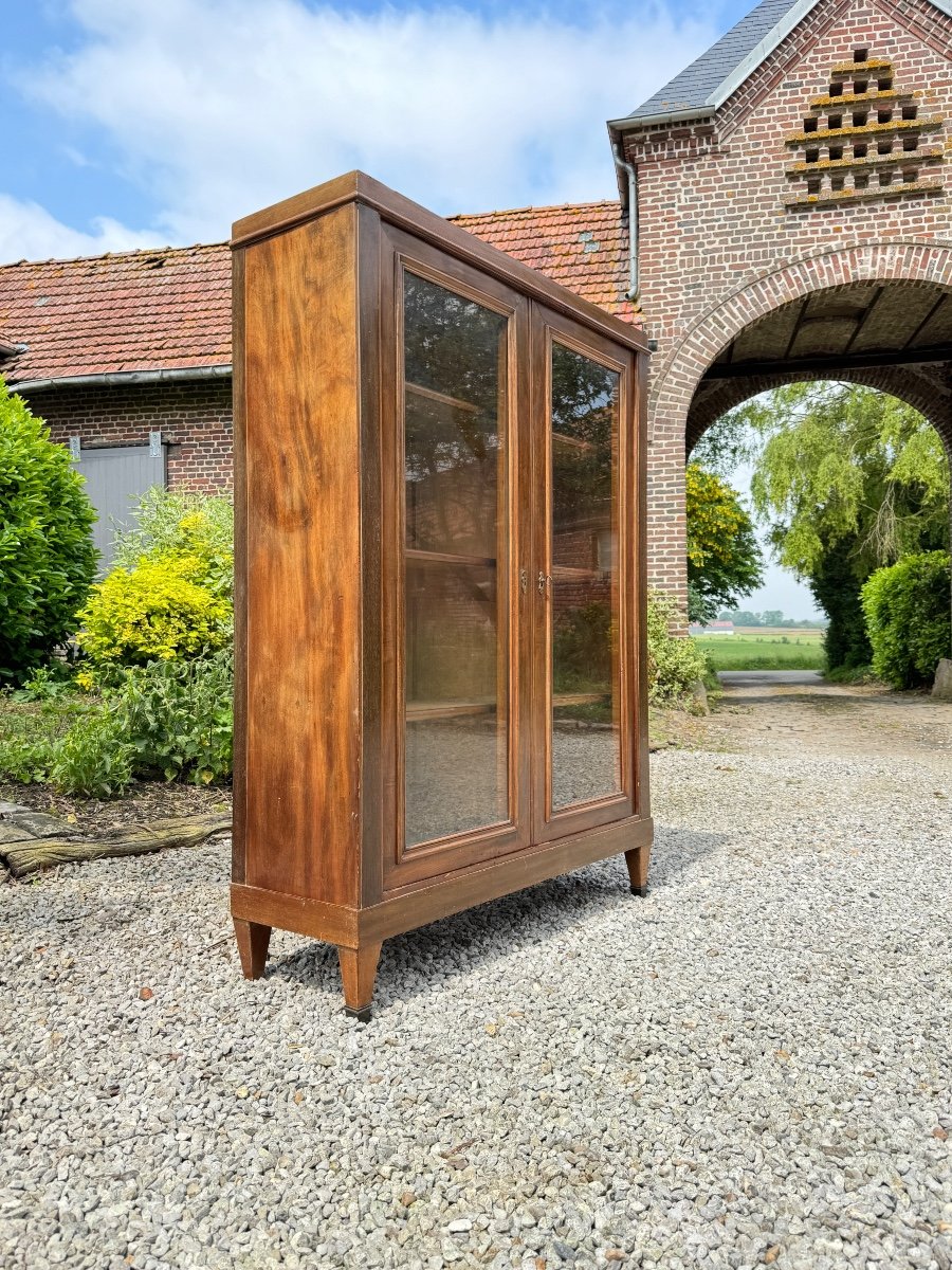 Mahogany Showcase In Directoire Style 19th Century -photo-3