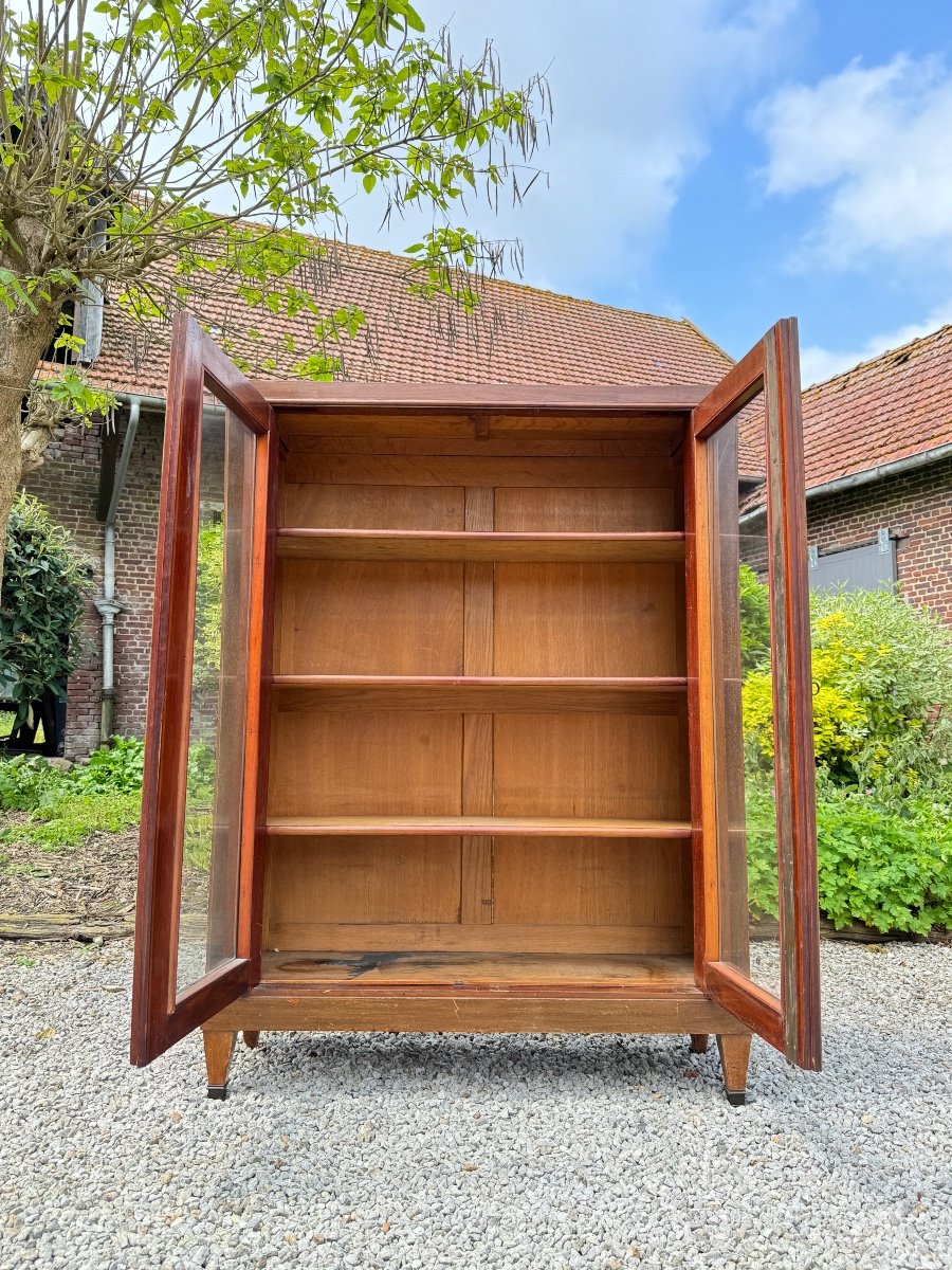 Mahogany Showcase In Directoire Style 19th Century -photo-5