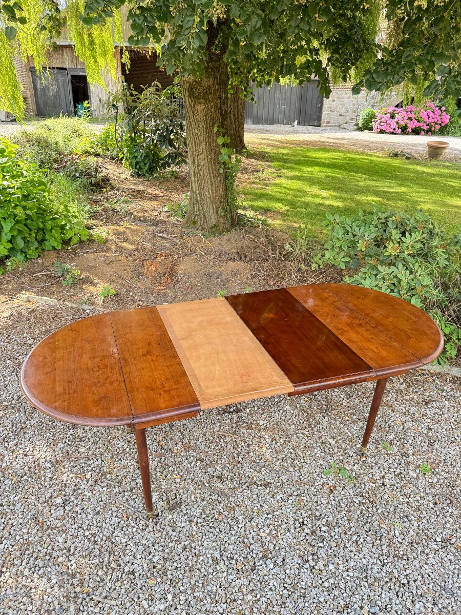 Mahogany Dining Room Table From The Directoire Period XVIII Eme Century -photo-1