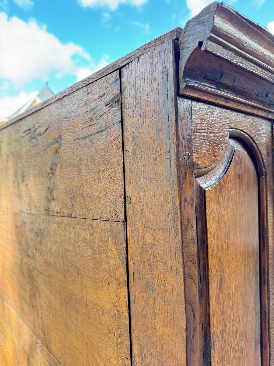 Louis XV Period Oak Display Cabinet, 18th Century -photo-6