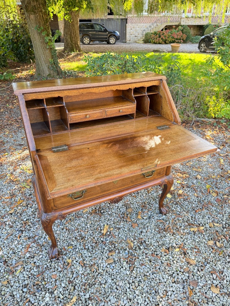 Chippendale Style Mahogany Sloping Desk, Secretary -photo-3