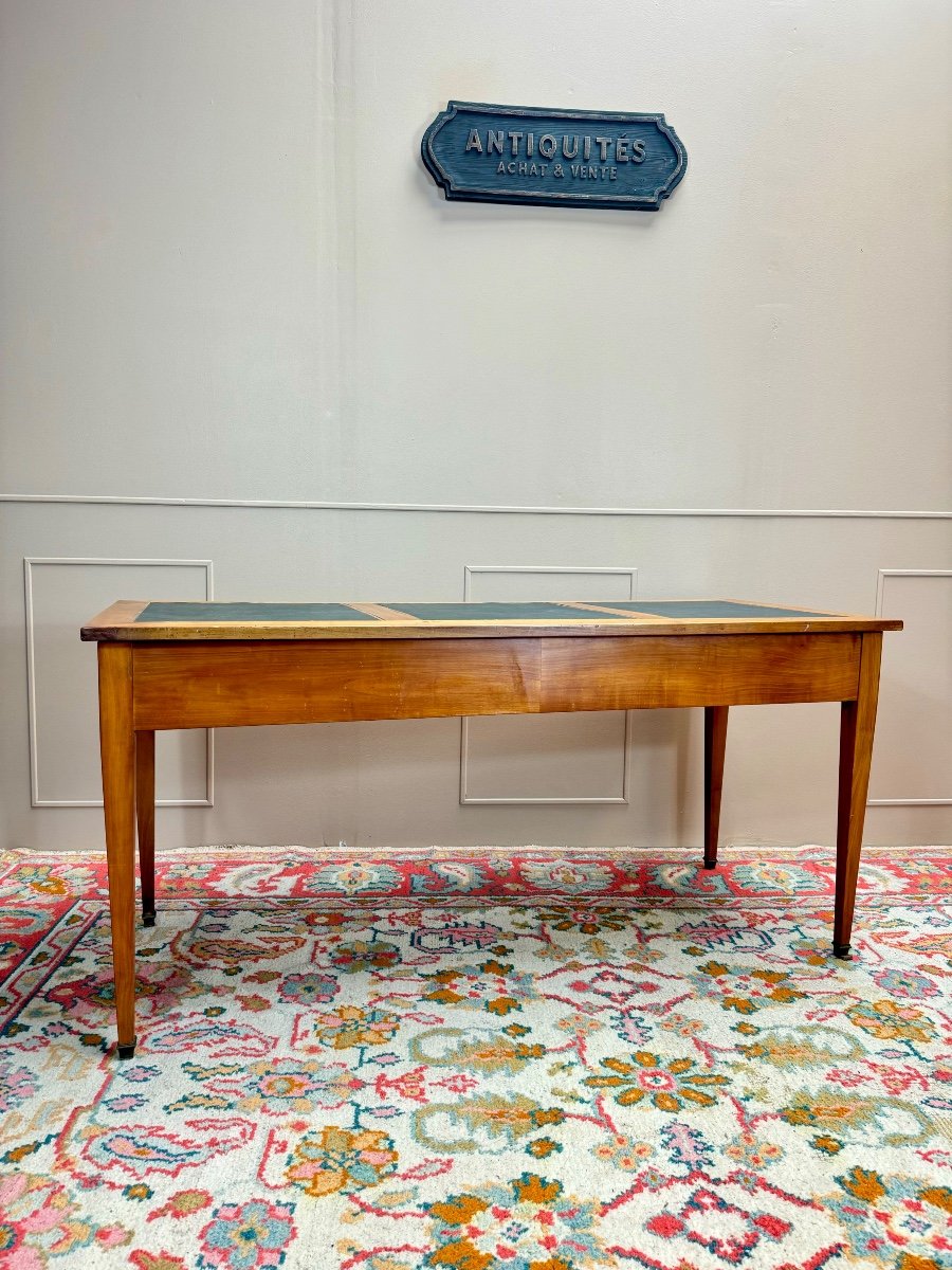 19th Century Directoire Style Cherry Wood Desk -photo-4