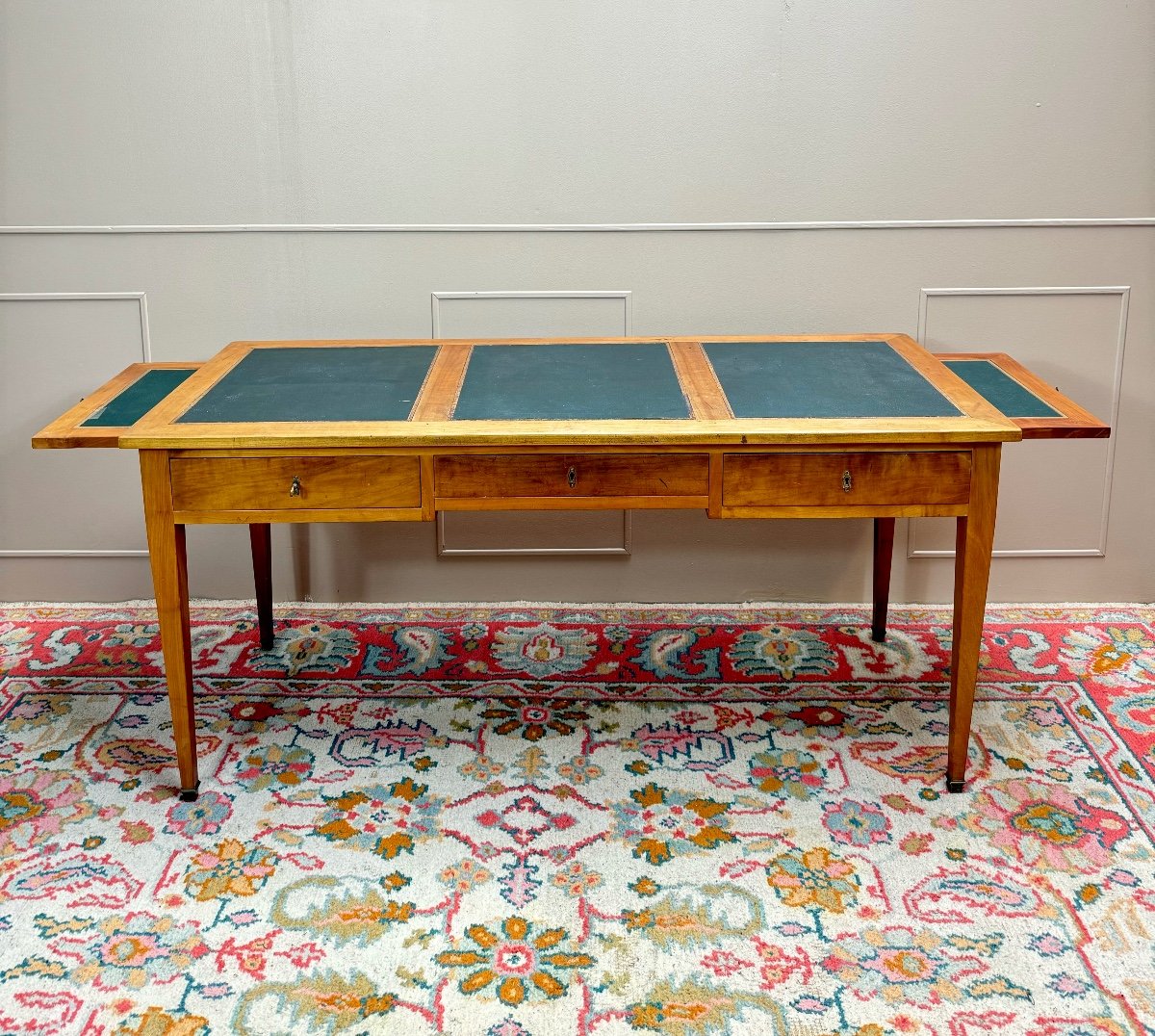 19th Century Directoire Style Cherry Wood Desk 