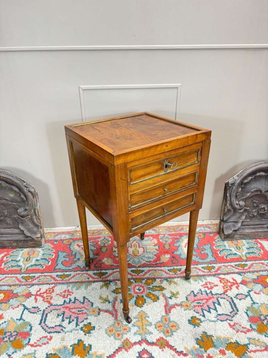 Louis XVI Mahogany Coffee Table, 18th Century -photo-2