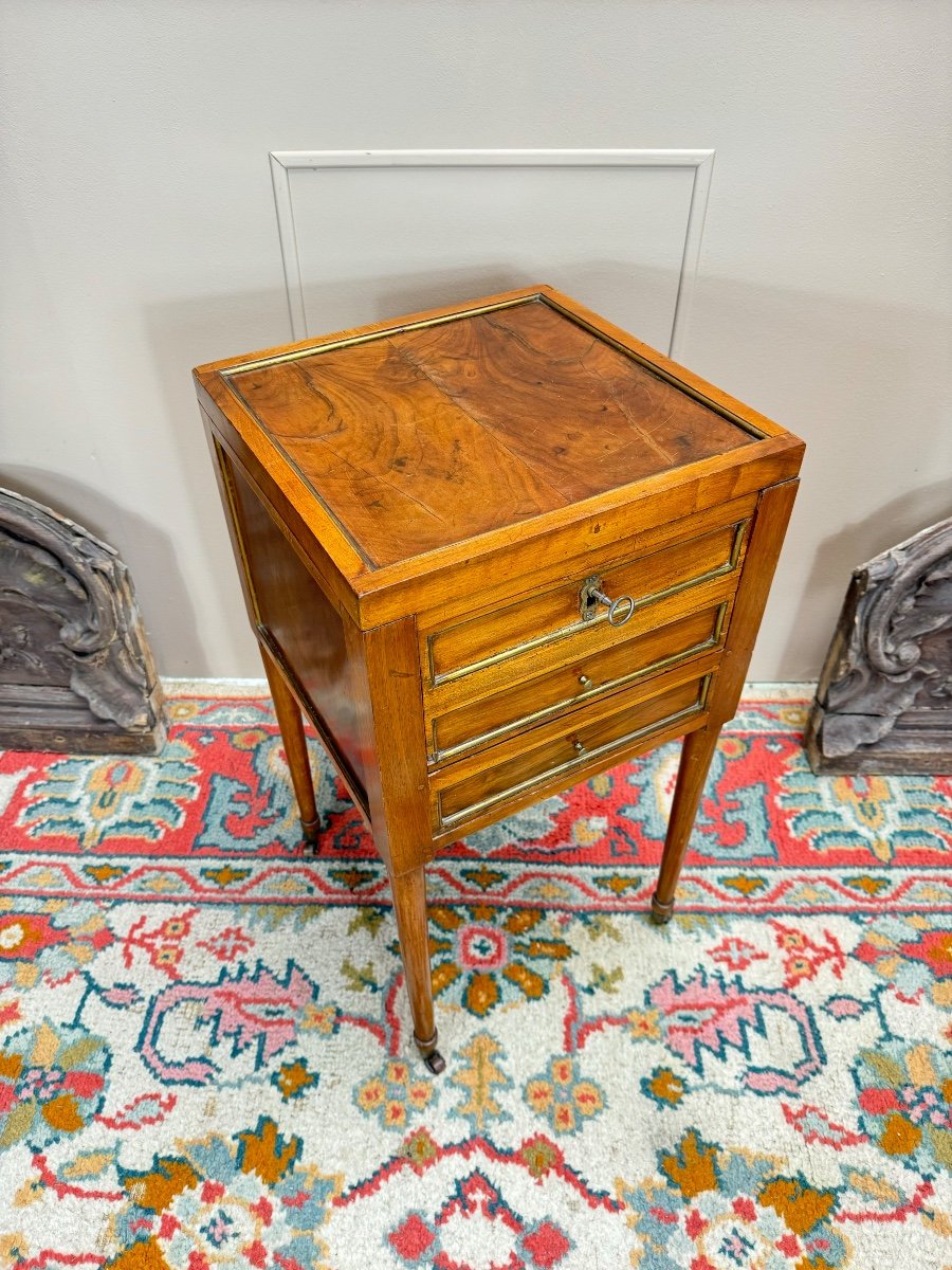 Louis XVI Mahogany Coffee Table, 18th Century -photo-3