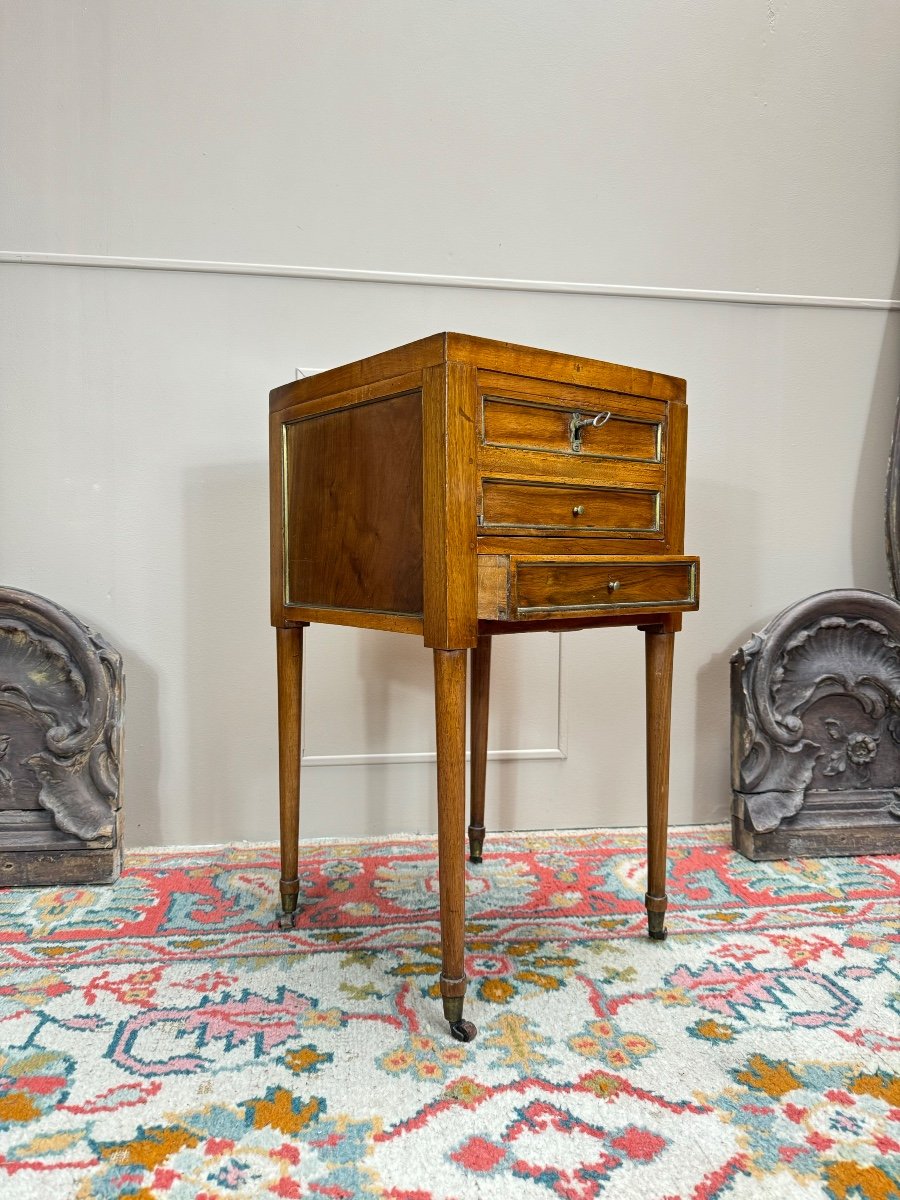 Louis XVI Mahogany Coffee Table, 18th Century -photo-1