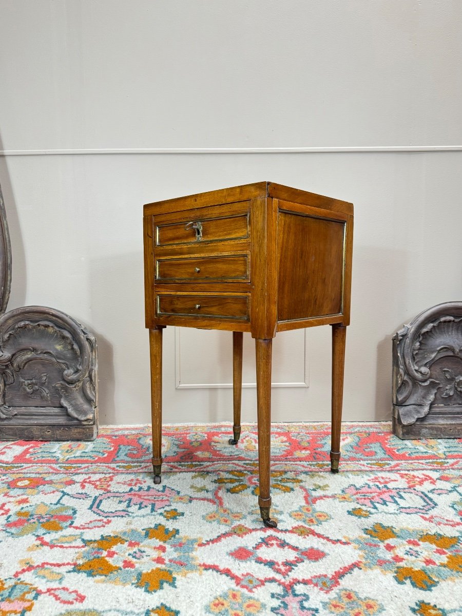 Louis XVI Mahogany Coffee Table, 18th Century -photo-4