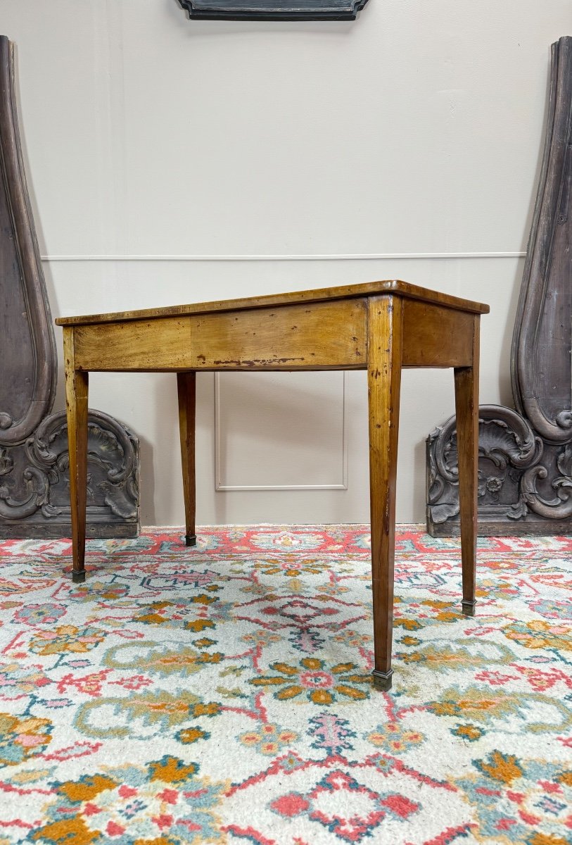 Louis XVI Style Mahogany Desk, 19th Century -photo-4